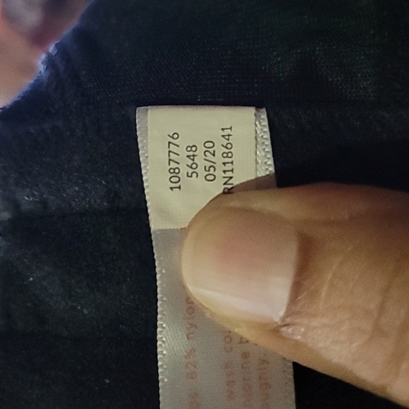 Cacique RN118641 Black T-Shirt No Wired Lightly Lined Bra Size 40DD EUC - Picture 5 of 5